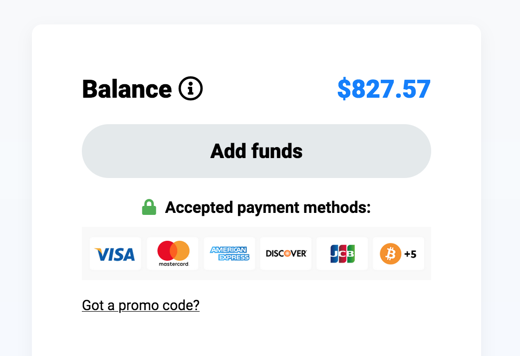 How do I apply a promo code to my order?